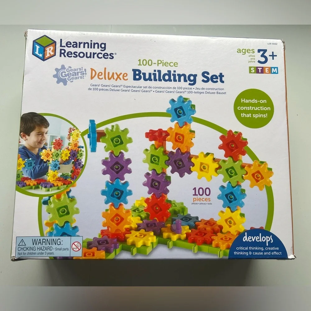 Learning Resources Gears! Gears! Gears! Deluxe Building Set